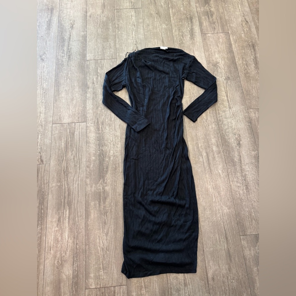 Socialite Black Long Sleeve Dress
